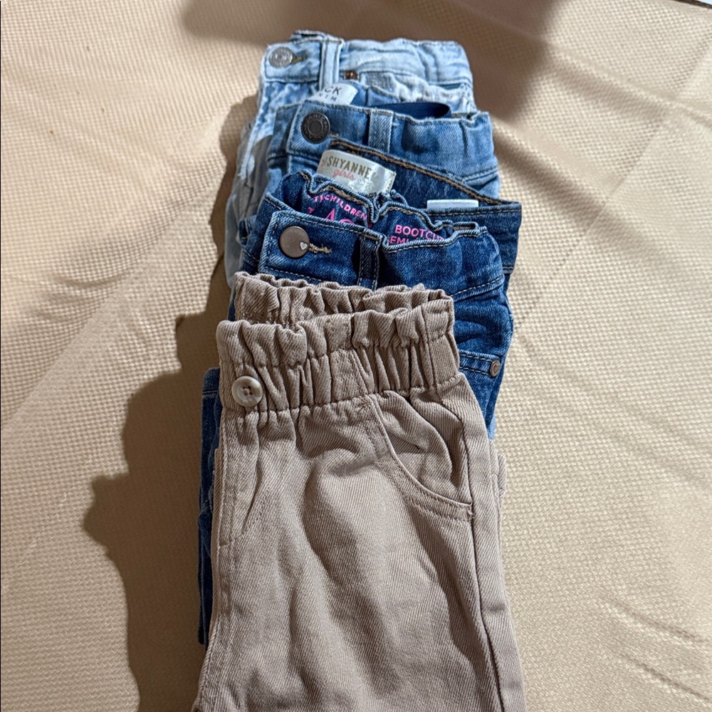 Size 3 Girl Jeans Bundle Polo Ralph Lauren Janie and Jack Shyanne